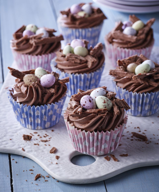 Image for Recipe - Easter Nest Cupcakes