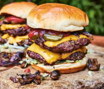 Image for recipe - The Ultimate Double Cheeseburger