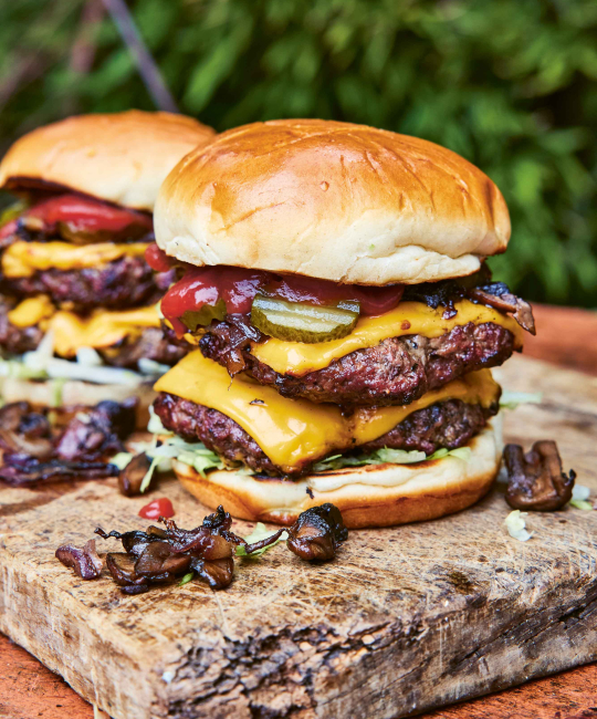 Image for Recipe - The Ultimate Double Cheeseburger
