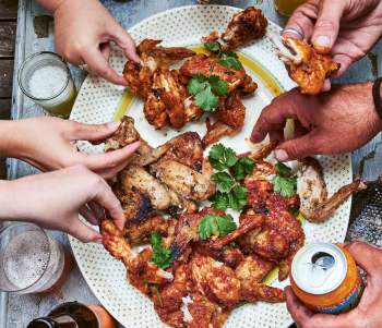 Image for recipe - BBQ Chicken Wings Three Ways