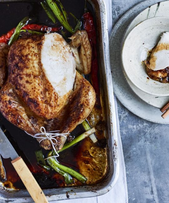Image for Recipe - Gizzi’s Soy Roast Chicken