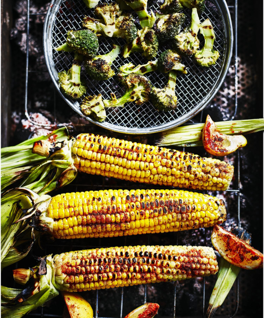 Image for Recipe - Flame-grilled Spiced Sweetcorn