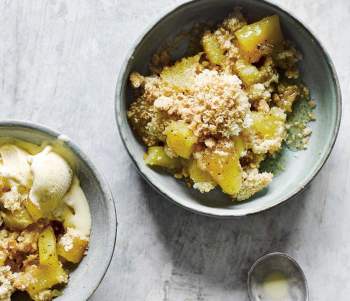 Image for recipe - Dishoom’s Pineapple & Black Pepper Crumble