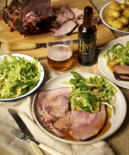 Image for Recipe - Tom Kerridge’s braised Ham Hock with Soy and Star Anise