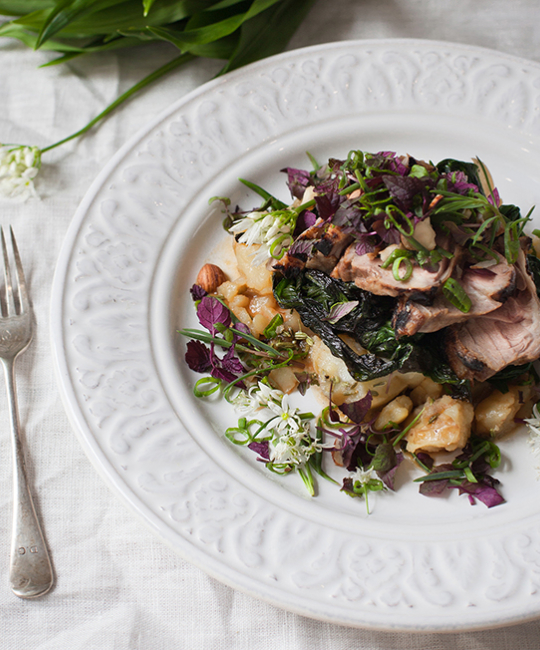 Image for Recipe - Lamb with Wild Garlic & Jersey Royals