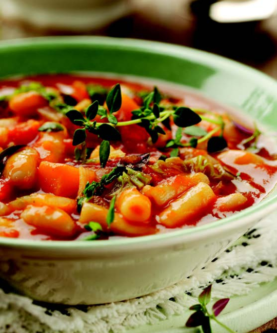 Image for Recipe - Mediterranean Minestrone Soup with Thyme