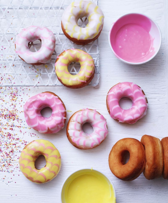 Image for Recipe - Martha Collison’s Iced Ring Doughnuts
