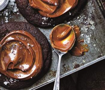 Image for recipe - Chocolate Salted Caramel Cookies