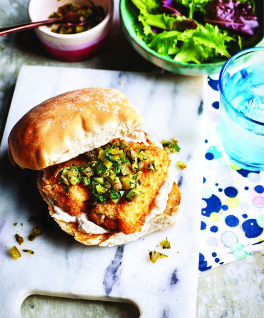 Image for Recipe - Scandi-Style Fish Finger Roll