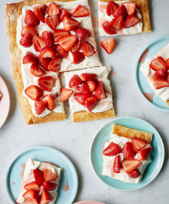 Image for Recipe - Strawberry Cheesecake Tart