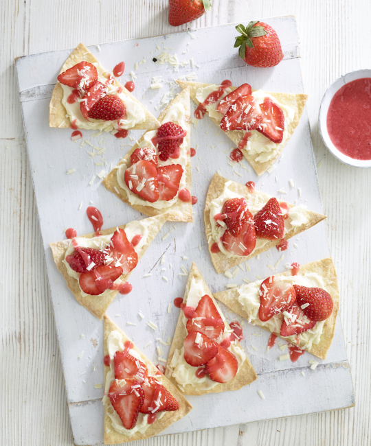 Image for Recipe - Strawberry Cheesecake Nachos