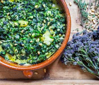 Image for recipe - Purple Sprouting Broccoli Tian
