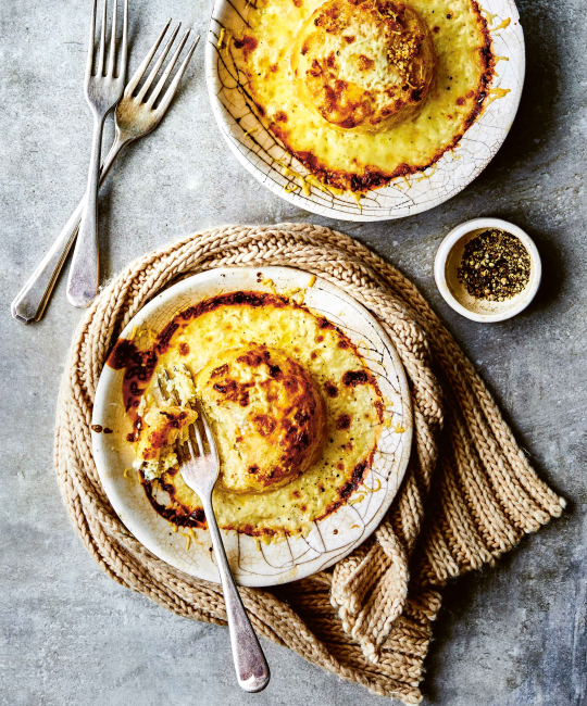Image for Recipe - Twice-baked Cheese Soufflés