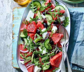 Image for recipe - Watermelon, Mint & Feta Salad