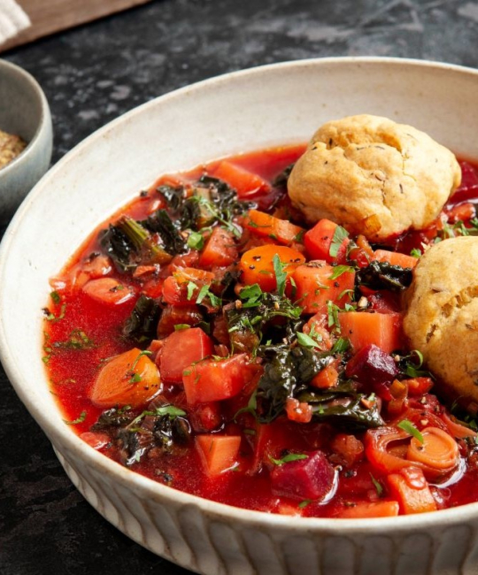 Image for Recipe - The Hairy Bikers’ Winter Veg Soup