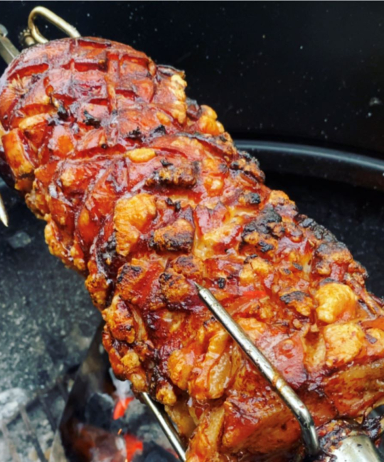 Image for Recipe - Genevieve Taylor’s Showstopping Barbecue Porchetta