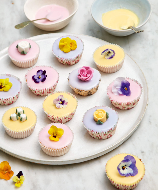 Image for Recipe - Mary Berry’s Iced Queen Cakes