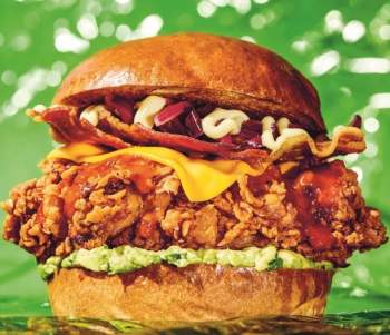 Image for recipe - Carl Clarke’s Ultimate Fried Chicken Burger