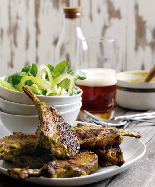 Image for Recipe - Barbecued Coriander & Ginger Lamb Chops