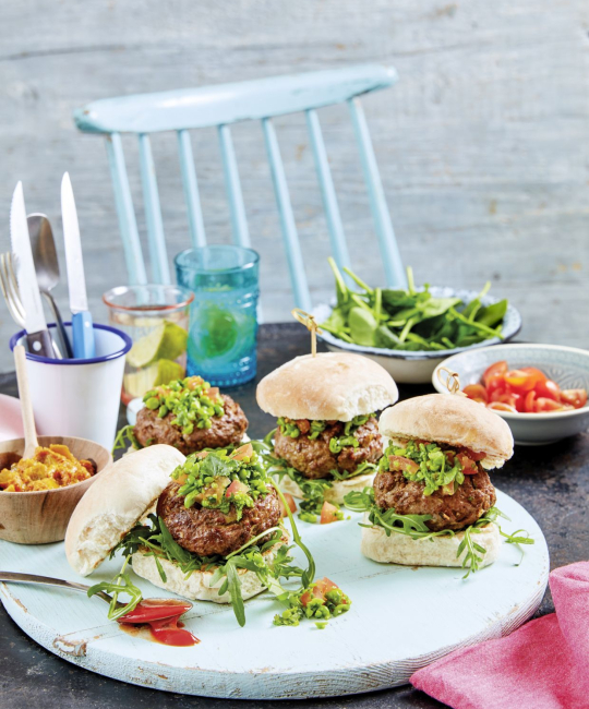 Image for Recipe - Indian Spiced Lamb Burgers