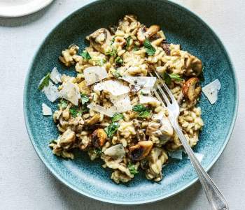 Image for recipe - ByRuby’s Easy Wild Mushroom Risotto