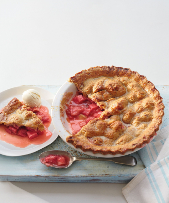 Image for Recipe - Rhubarb & Ginger Crunch Pie