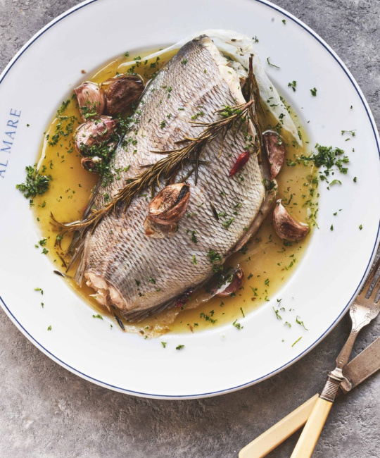 Image for Recipe - Mitch Tonks’ Sea Bream Baked in Paper