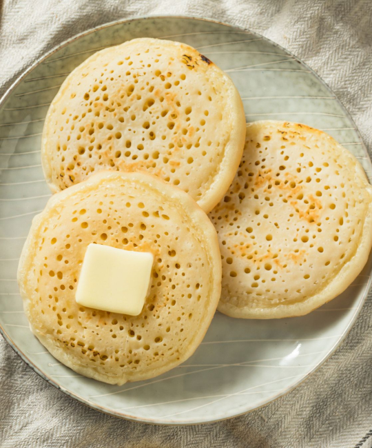 Image for Recipe - Crumpets with PDO Feta