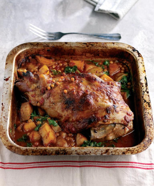 Image for Recipe - Slow-cooked Curried Shoulder of Welsh Lamb