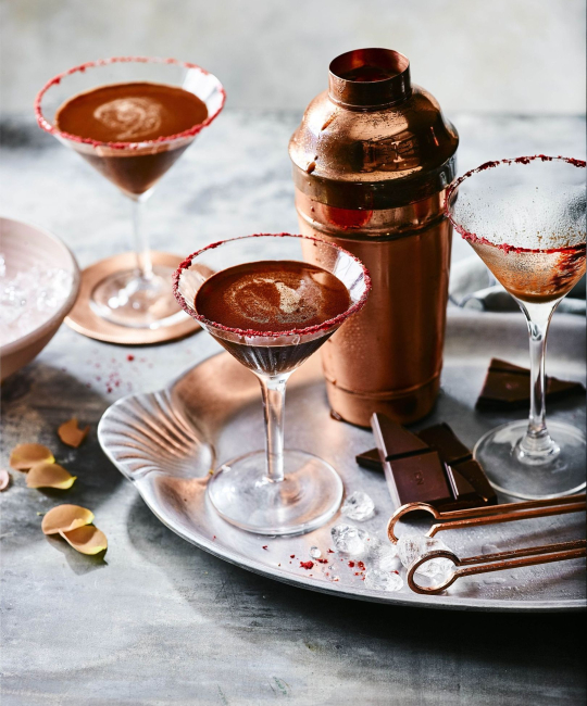 Image for Recipe - Chocolate & Strawberry Martini