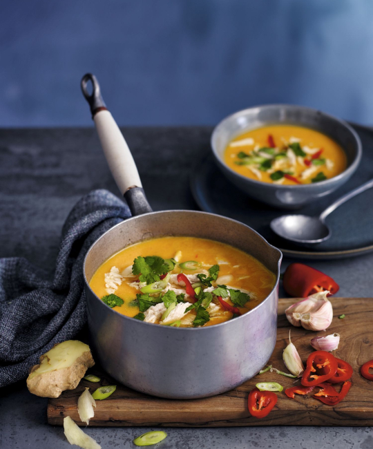 Image for Recipe - Thai-spiced Chicken & Butternut Soup