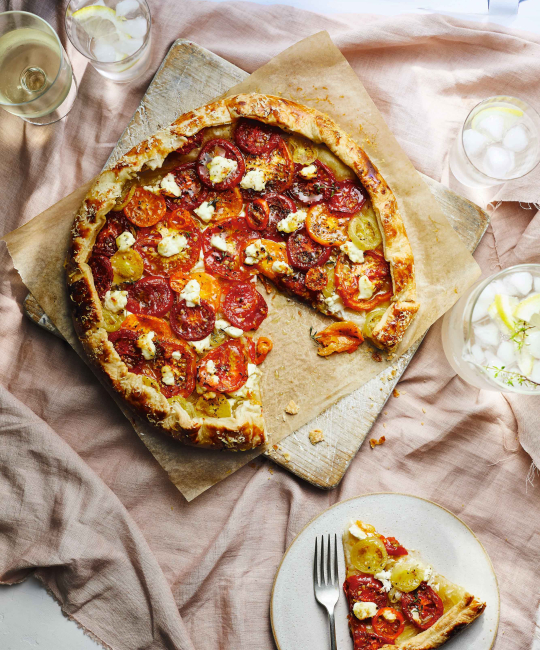 Image for Recipe - Tomato & Goat’s Cheese Galette