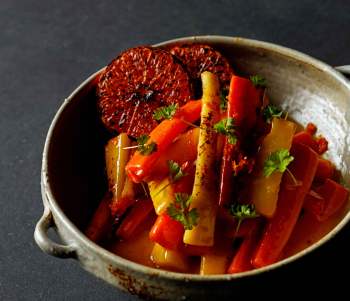 Image for recipe - Clementine-glazed Carrots & Parsnips