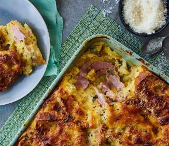 Image for recipe - Leftover Ham & Cheese Pudding