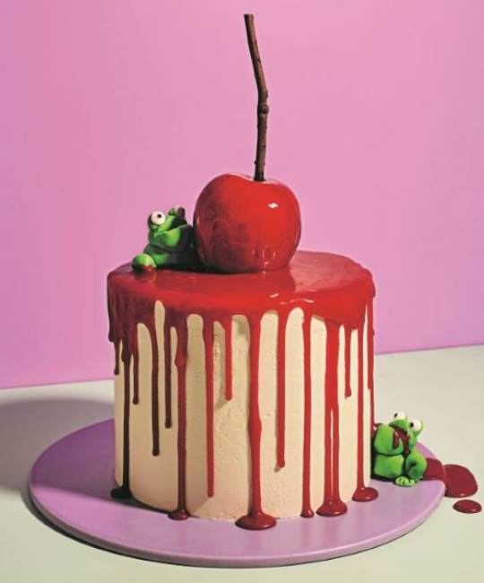 Image for Recipe - Kim Joy’s Poison Apple Halloween Cake