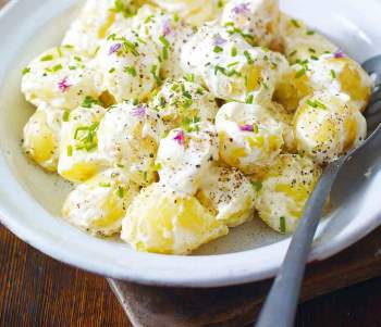 Image for recipe - Wild Garlic Potato Salad