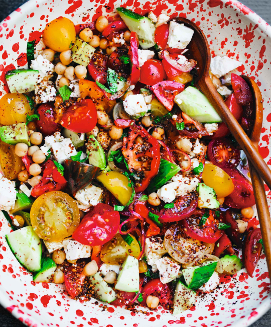 Image for Recipe - Tomato, Chickpea & Feta Salad