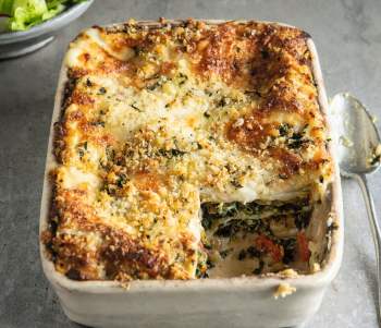Image for recipe - Spinach and Four Cheese Lasagne