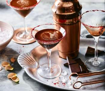 Image for recipe - Chocolate & Strawberry Martini